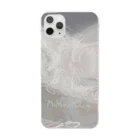 烏帽子 眇眼のねこち Clear Smartphone Case