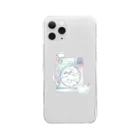 はなのすみれの洗濯機にシマエナイちゃん Clear Smartphone Case