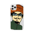 Sakuのglasses mustache Clear Smartphone Case