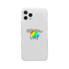 あれ屋のRAINBOW UNI Clear Smartphone Case