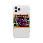 Jackpool のJackpoolトランプ柄 クリアスマホケース