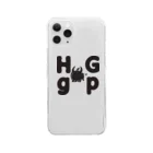 HG-gpのHG gp 牛イラスト クリアスマホケース