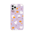 DECORの気づかいのできるネコ　ハロウィンver. Clear Smartphone Case