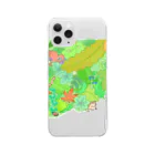 ＋kohの庭のハリネズミくん Clear Smartphone Case