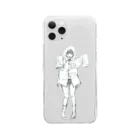 evaの女の子　おばけごっこ Clear Smartphone Case