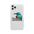 RamtのRamt カワセミロゴ クリアスマホケース