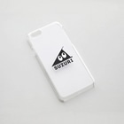 Dograveの悉曇雨 スマホケース 白 Clear Smartphone Case :placed flat