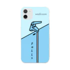 モーモーポルレノンの『洗面所の滝』（iPhone11以降モデル推奨） Clear Smartphone Case