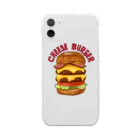 すとろべりーガムFactoryのチーズバーガー Clear Smartphone Case