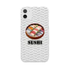 猫と釣り人のSUSHI_2_C2 Clear Smartphone Case