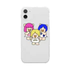 三匹の子むすめの三匹の子むすめひそひそ話 Clear Smartphone Case