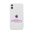 CRAZY SPIDER ROOMのMELROSE Ave LOSANGELS  Clear Smartphone Case