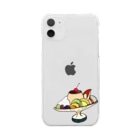 気ままに創作　よろず堂のプリン・ア・ラ・モード　ポップ Clear Smartphone Case