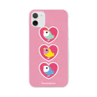 コザクラインコSHOP (kotorigoto/Lovebirdlove)のコザクラインコ Clear Smartphone Case