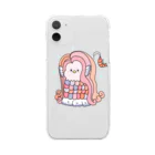 猫井ナツミのゆるアマビエさん Clear Smartphone Case