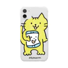 NEMARU andSHOPのトラちゃん1(Color） Clear Smartphone Case