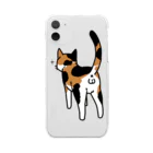 Riotoのねこけつω（三毛猫） Clear Smartphone Case