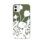 気ままに創作　よろず堂の花咲く小径④みどり Clear Smartphone Case