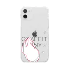 GRAFFITI BUNNYのGRAFFITI BUNNY Clear Smartphone Case