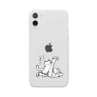 あぐのむなしいねこ（忙しい） Clear Smartphone Case