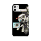 DO's pixel factoryのRobot Clear Smartphone Case