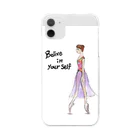 M.balletのBelieve in your self. Clear Smartphone Case