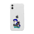 TOMMY★☆ZAWA　ILLUSTRATIONのProtect Yourself (ブルー) Clear Smartphone Case