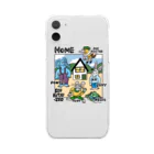 THE DOUBUTSU-ZOO SHOPのHOME DOUBUTSU-ZOO Clear Smartphone Case