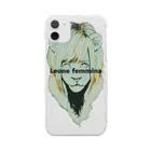 【みるかグッズ②】（SUZURI店）の【Leone femmina】 Clear Smartphone Case