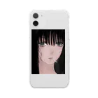 YuEの雨とタバコ Clear Smartphone Case