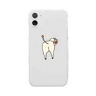 cowandhisfriendsの見てくる牛 Clear Smartphone Case