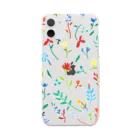 hananoの踊る小花 Clear Smartphone Case