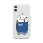 くらきち ONLINE SHOPのねこタイツ サロペット Clear Smartphone Case