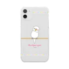 ぴっぴの巣♪ ＊セキセイインコ＊のアルビノ男の子＊セキセイインコ＊ Clear Smartphone Case