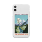 OOKIIINUのTHE MOUNTAIN DOG Clear Smartphone Case