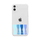 Twinkle-BooのBallet!blue Clear Smartphone Case