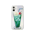 youmoreのメロンクリームソーダ Clear Smartphone Case