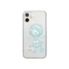 ウサネコのウェザーず＊クモリちゃん Clear Smartphone Case