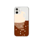 まちのやのコーラフロート Clear Smartphone Case