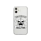 JUNK KING PUNXのSKULL PUNX Clear Smartphone Case