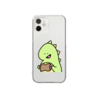 ちゅんのフリムキサウルス　お肉Ver. Clear Smartphone Case