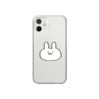 misopiyoのシンプルなうさぎ Clear Smartphone Case