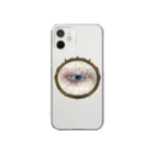 zari🥀のarabesque eye Clear Smartphone Case