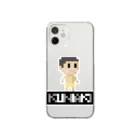 絵描きのunicoのどっとKUNIAKI Clear Smartphone Case