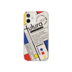 No.30_DesignWorks typographyのFutura Typography Design  Clear Smartphone Case