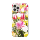 akane_art（茜音工房）の花フォト（チューリップ） Clear Smartphone Case