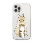 mofusandのちっこいねこ Clear Smartphone Case