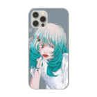 Ran.のWolf Girl Clear Smartphone Case
