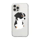 たれ耳チワワ🐶めかぶグッズのたれ耳チワワめかぶ　鳩スタイル Clear Smartphone Case