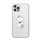 ナポリのSUZURIの水兵うさちゃん Clear Smartphone Case